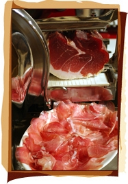 prosciutto tagliato
